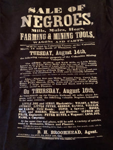 Sale of negroes